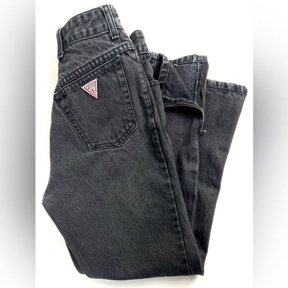 Vintage Guess by Marciano High Rise Cropped with Zipper at Ankle - Picture 2 of 10